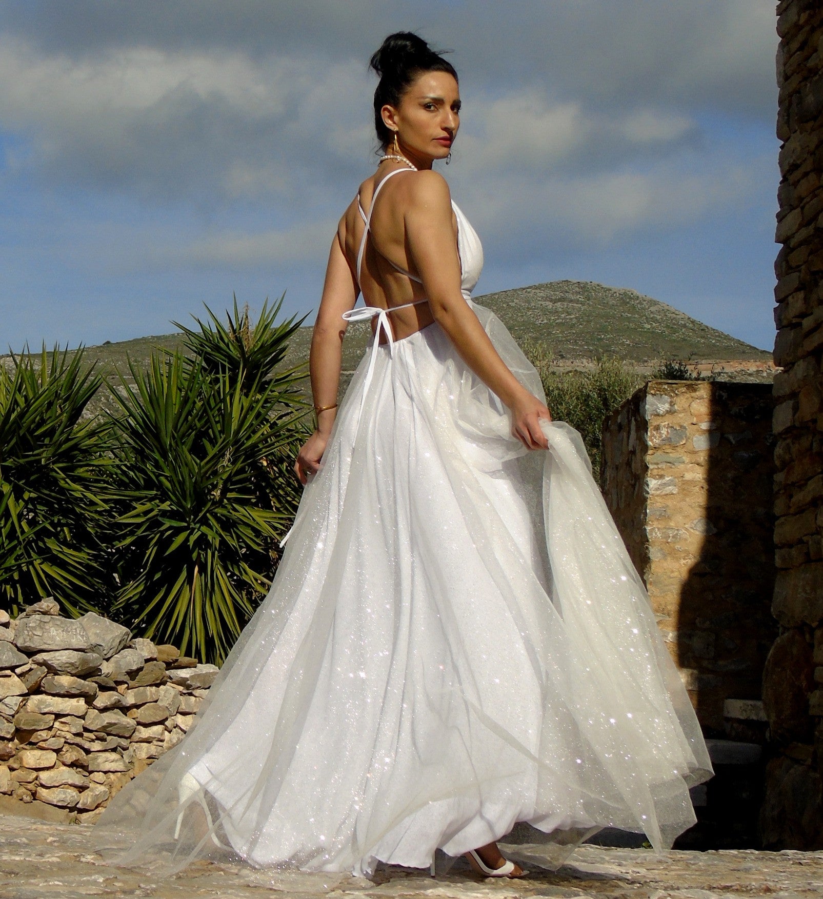 Glitter Wedding Dress-0